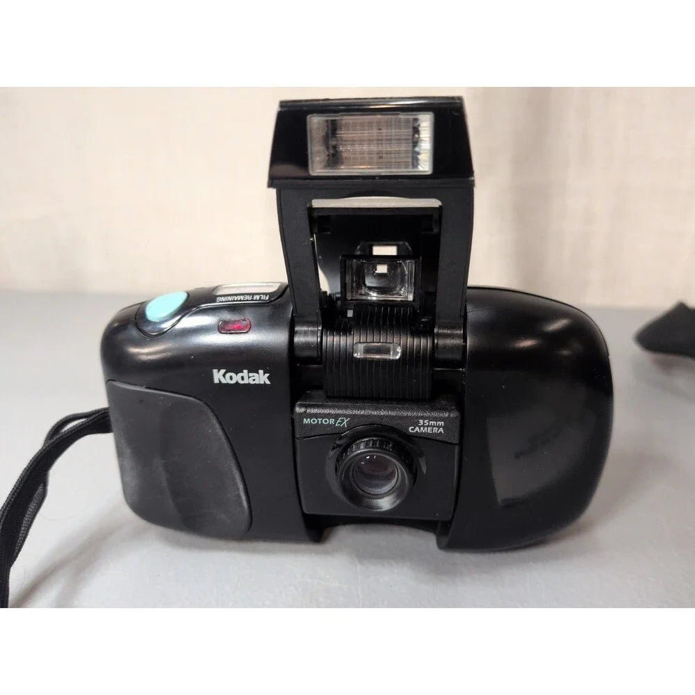 Kodak Cameo Motor EX 35mm Film Camera Point & Shoot Tested With Manual And Bag